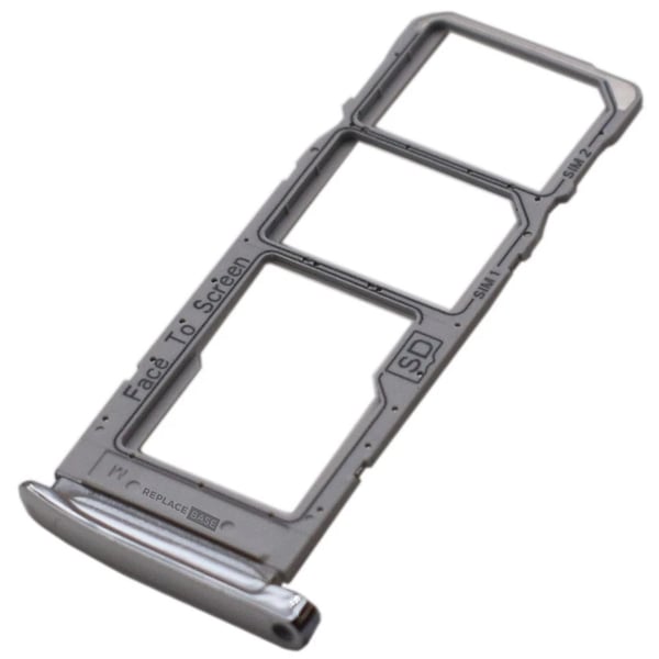 Dual SIM Tray Holder For Motorola Moto G7 Plus Replacement Repair Silver