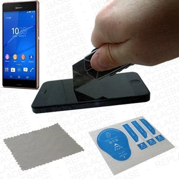 Tempered Glass Screen Protector For Sony Xperia Z3 Clear Full Cover Guard