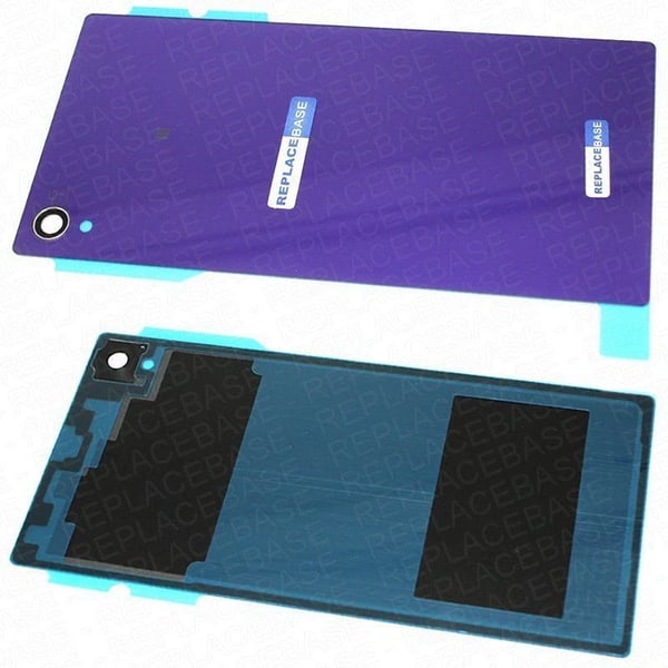 Rear Cover For Sony Xperia Z1 lh39 Purple Replacement Battery Panel Camera Lens