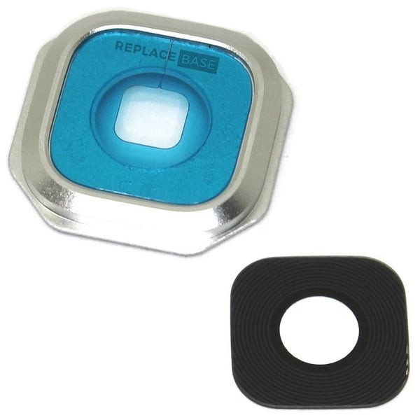 Camera Lens For Samsung Galaxy A7 2016 A710 Replacement Frame Adhesive Silver