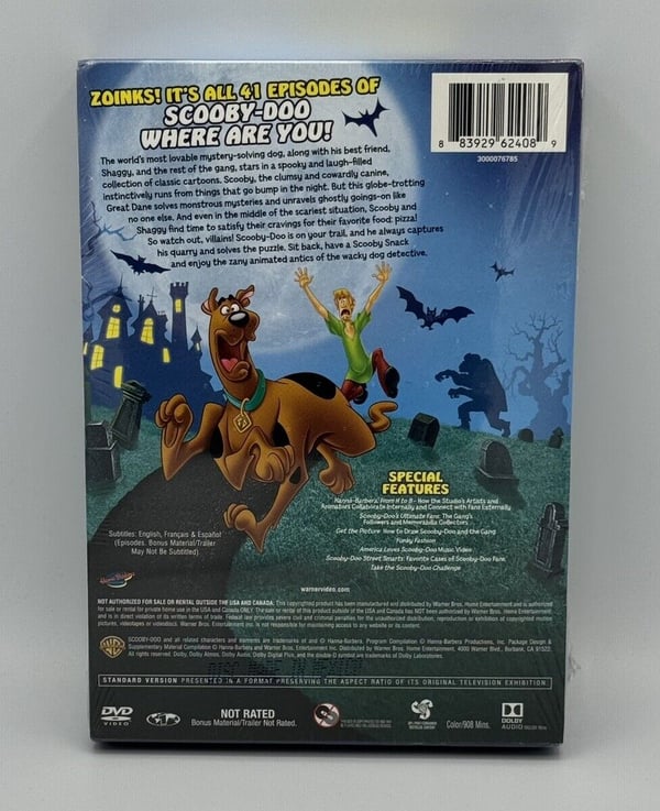 Scooby-Doo, Where Are You!: Komplett serie – 7-disc DVD