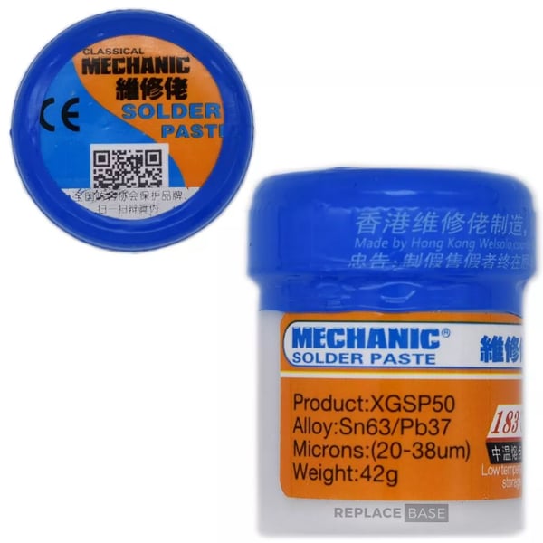 Soldering Paste 42G For Flux Mobile Phone Tablet PCB Solder Mechanic XGSP50 DIY Soldering Paste 42G For Flux Mobile Phone Tablet PCB Solder Mechanic XGSP50 DIY