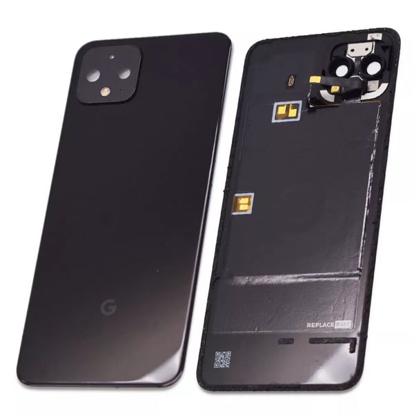Genuine Battery Cover For Google Pixel 4 Replacement Just Black Grade B