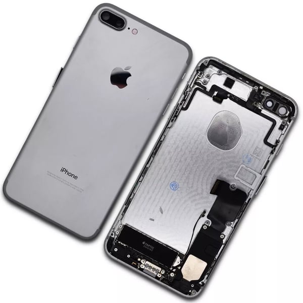 Back Housing Original Reclaimed For iPhone 7 Plus Silver Replacement Grade C