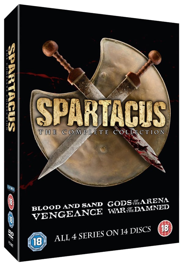 Spartacus: The Complete Collection [18] DVD Box Set Brand New