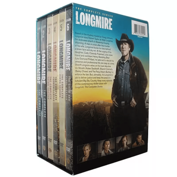 Longmire: Koko sarja Kausi 1-6 (15-levyn DVD)
