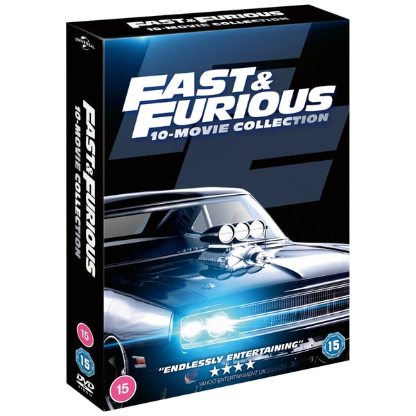 Fast & Furious: 10-films samling (DVD Box Set)