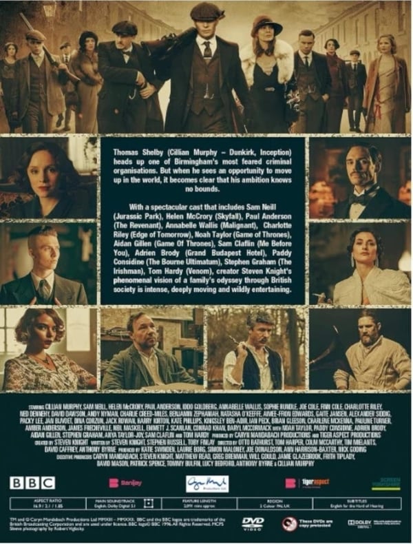 Peaky Blinders: Den Komplette Samling - DVD Boxset