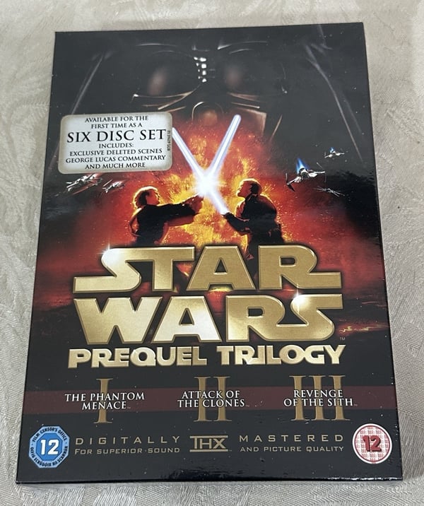 Star Wars - The Prequel Trilogy - DVD Box Set - Episodes I, II &amp; III - Brand New