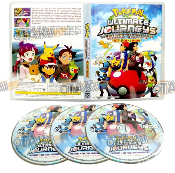 Pokémon Ultimate Journeys: The Series + Aim to Be a Pokémon Master DVD (57 jaksoa + erikois) Pokémon Ultimate Journeys: The Series + Aim to Be a Pokémon Master DVD (57 jaksoa + erikois)
