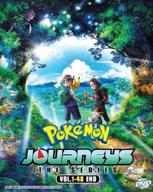 Pokémon Journeys: The Series - Anime TV DVD (1-48 episoder) (Engelsk tale)