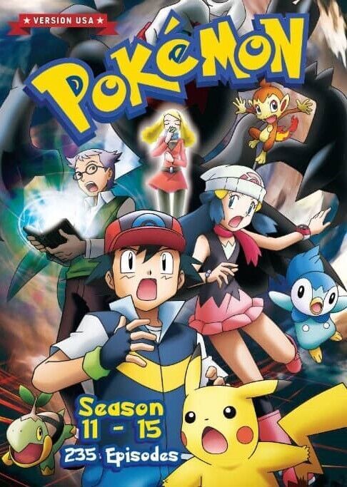 Pokémon (Sesong 11-15) - Animeserie DVD (235 episoder) (Engelsk tale)
