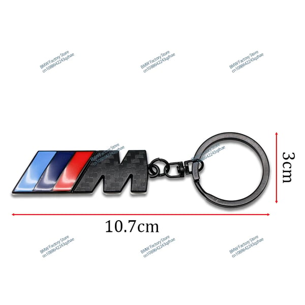Key Chain 3D Metal+Leather Car Emblem Keyring For Bmw E46 E39 E38 E90 E60 M4 M3 X3 X5 X6 E39 E60 E90 F20 F15 E46 G20 G30 F30 F20 - Color Name : Fiber Silver