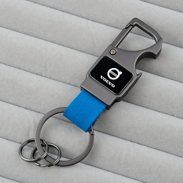 Metal Multi-Functional Bottle Opener Car Keychain Key Holder Keyring For Volvo AWD V60 V40 XC90 S60 XC60 S90 V90 T6 XC40 Rdesign Color Name : -gun blue