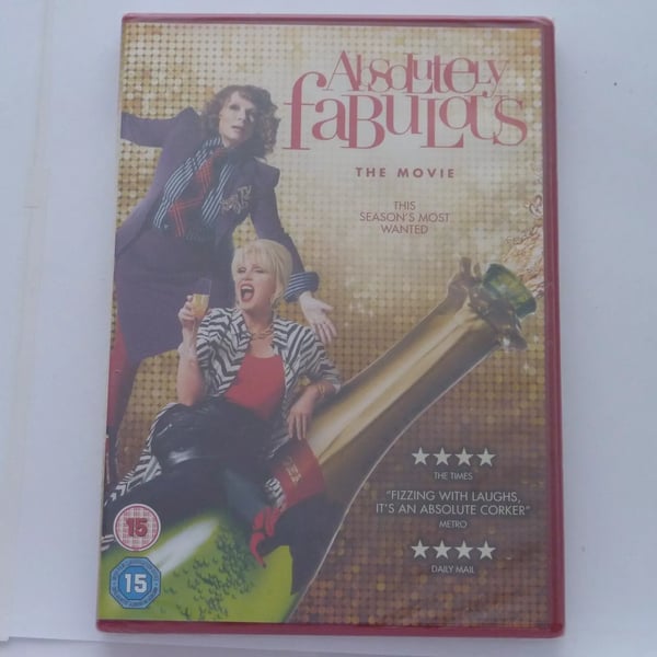 Absolutely Fabulous: The Movie (DVD, 2016) Jennifer Saunders Joanna Lumley Brand New