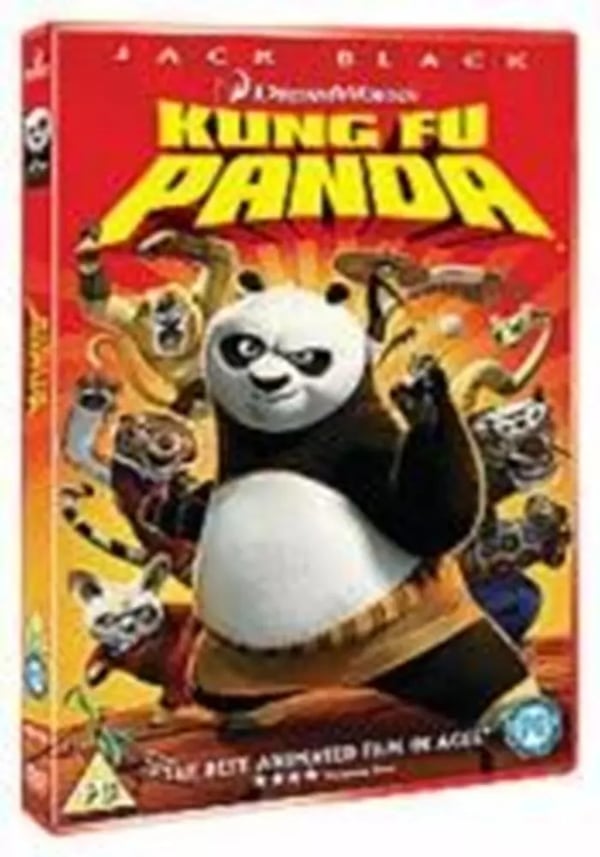 Kung Fu Panda (2008) DVD med Jack Black Kung Fu Panda (2008) DVD med Jack Black