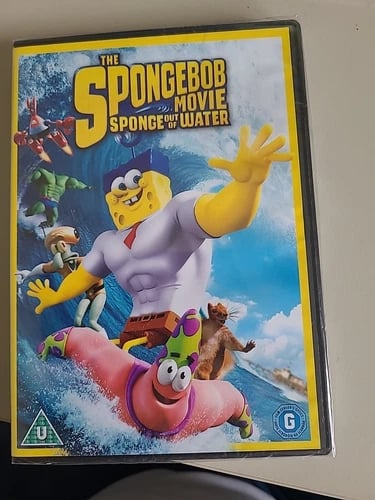 THE SPONGEBOB MOVIE SPONGE OUT OF THE WATER Brand New