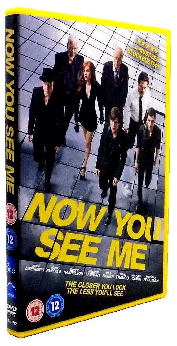 Now You See Me (2013) – DVD med Michael Caine, Morgan Freeman Now You See Me (2013) – DVD med Michael Caine, Morgan Freeman