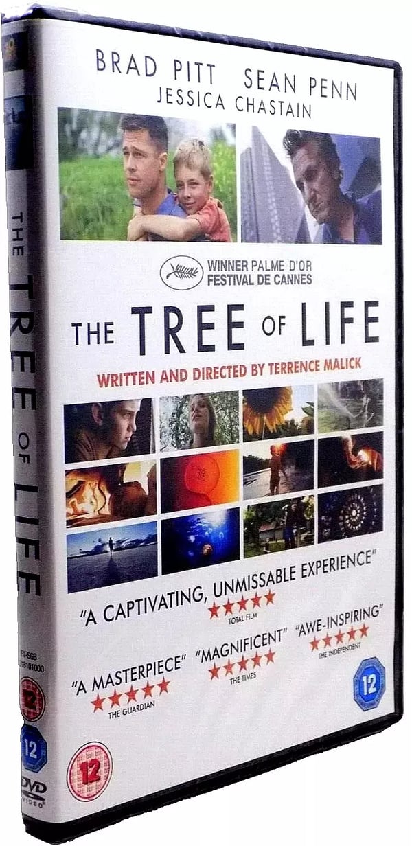 The Tree Of Life DVD (2011) R2 Brad Pitt, Sean Penn, Jessica Chastain - Brand New