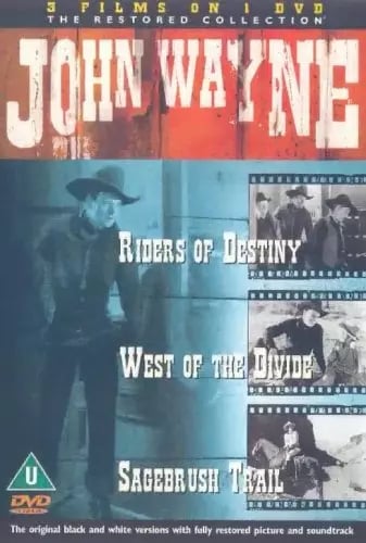 Riders Of Destiny / West Of The Divide / Sagebrush Trail (DVD)