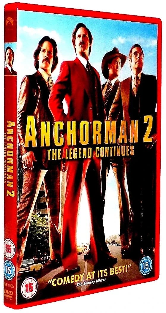 Anchorman 2 The Legend Continues (2013) DVD Will Ferrell, Christina Applegate Brand New