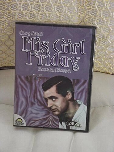 His Girl Friday - Cary Grant - Klassisk Komedie DVD (Region 0)