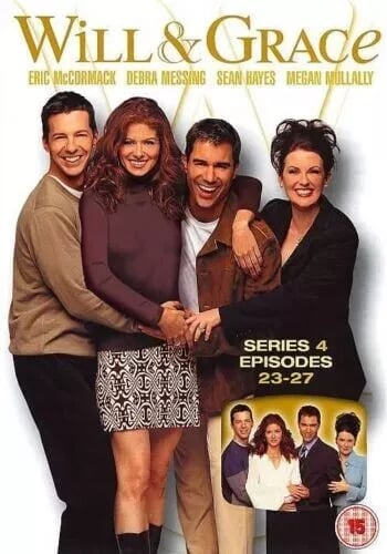 Will & Grace: Sæson 4, Afsnit 23-27 (DVD, 2002) Will & Grace: Sæson 4, Afsnit 23-27 (DVD, 2002)
