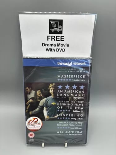 The Social Network (2010) Jesse Eisenberg - DVD Brand New