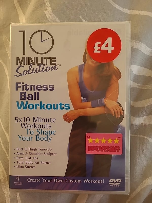 10 MINUTE SOLUTION FITNESS BALL WORKOUTS Brand New