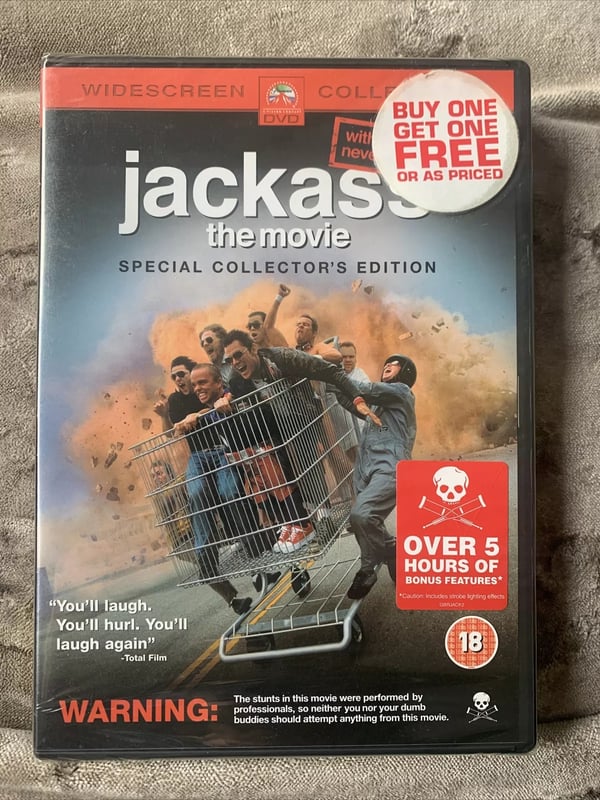 Jackass The Movie Special Collector's Edition - Region 2 DVD Brand New