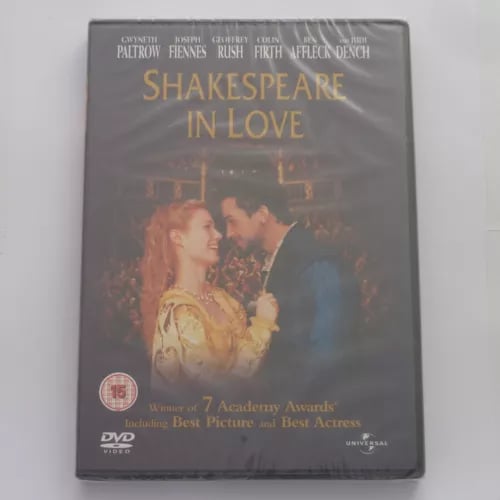 Shakespeare in Love (1998) Romantisk Periodedrama (DVD) Shakespeare in Love (1998) Romantisk Periodedrama (DVD)