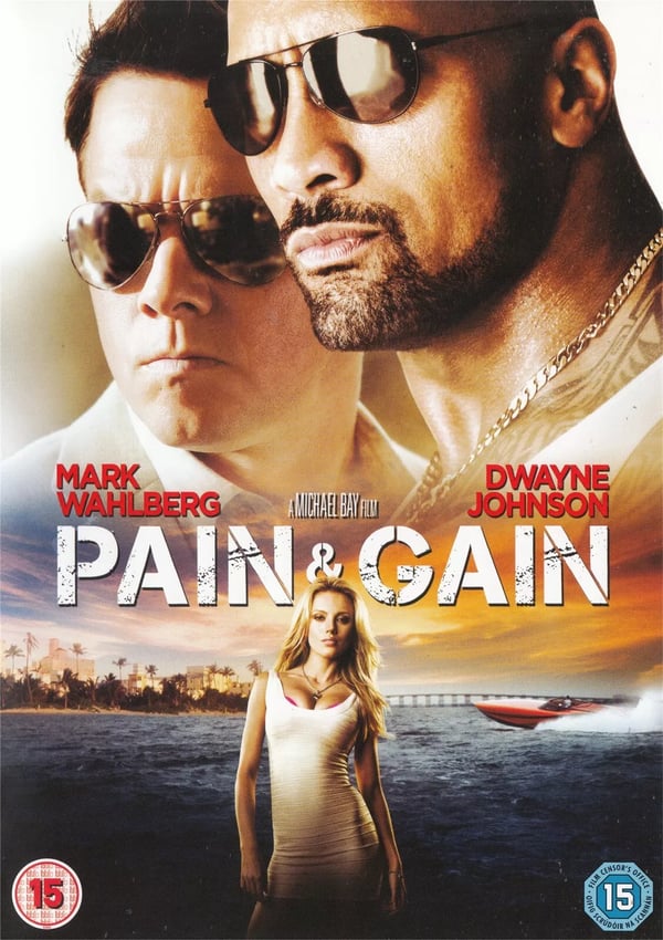 Pain & Gain - Dwayne Johnson, Mark Wahlberg - Region 2 DVD Brand New
