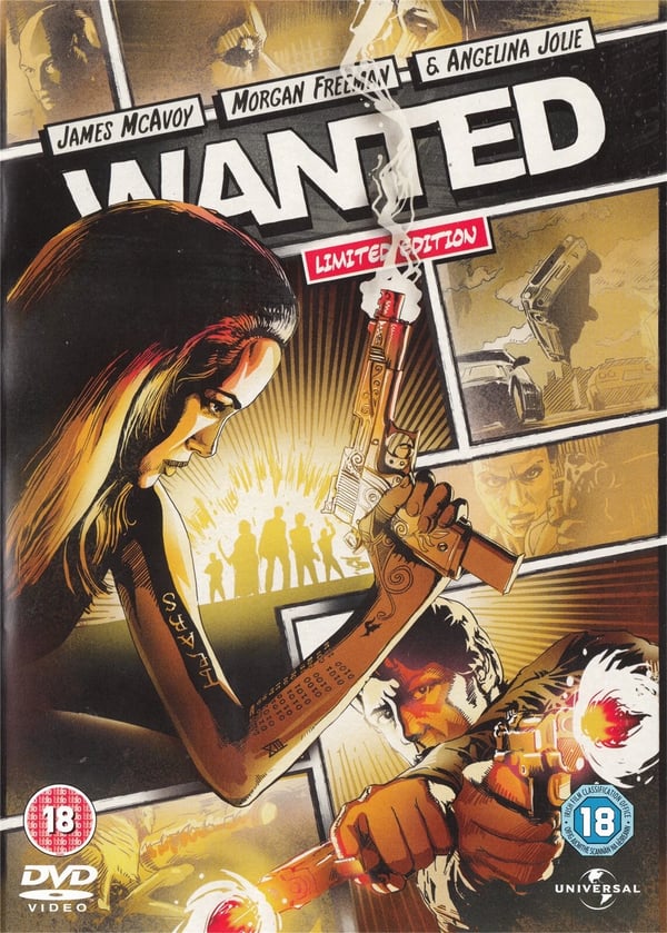 Wanted Limited Edition - James McAvoy - Region 2 DVD Brand New