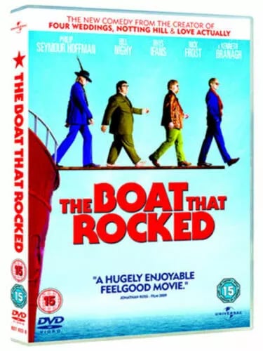 The Boat That Rocked - Komedie på DVD med Kenneth Branagh (2009)