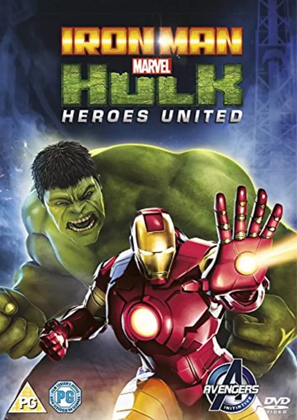 Marvel's Iron Man & Hulk: Heroes United DVD Children (2014) Eric Radomski Brand New