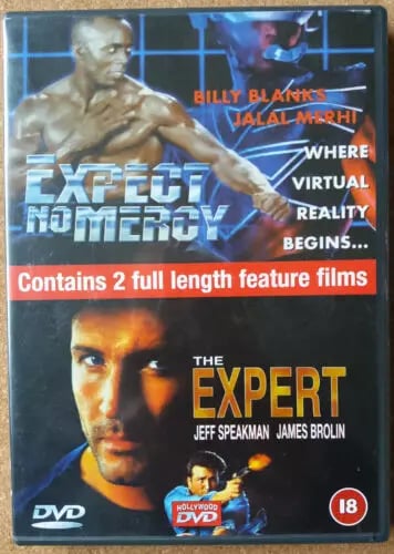 EXPECT NO MERCY/ THE EXPERT DVD Action (2002) Billy Blanks Brand New