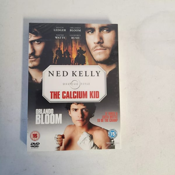 NED KELLY THE CALCIUM KID -15 - DVD VGC Brand New