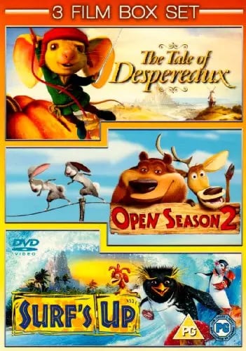 The Tale Of Despereaux/Open Season 2/Surf's Up DVD Children (2009) Brand New