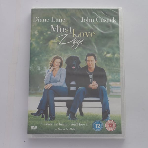 Must Love Dogs (DVD, 2006) - Romantisk Komedie med John Cusack