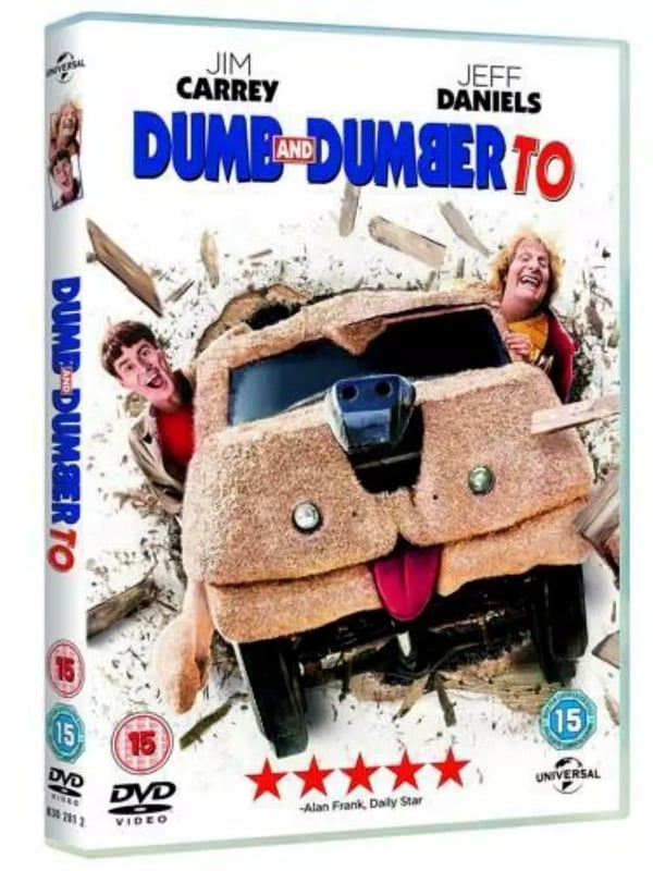 Dumb and Dumber To (DVD) Laurie Holden Jim Carrey Rob Riggle Jeff Daniels Brand New