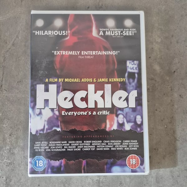 Heckler: Everyone's a Critic (DVD) - K18 Heckler: Everyone's a Critic (DVD) - K18