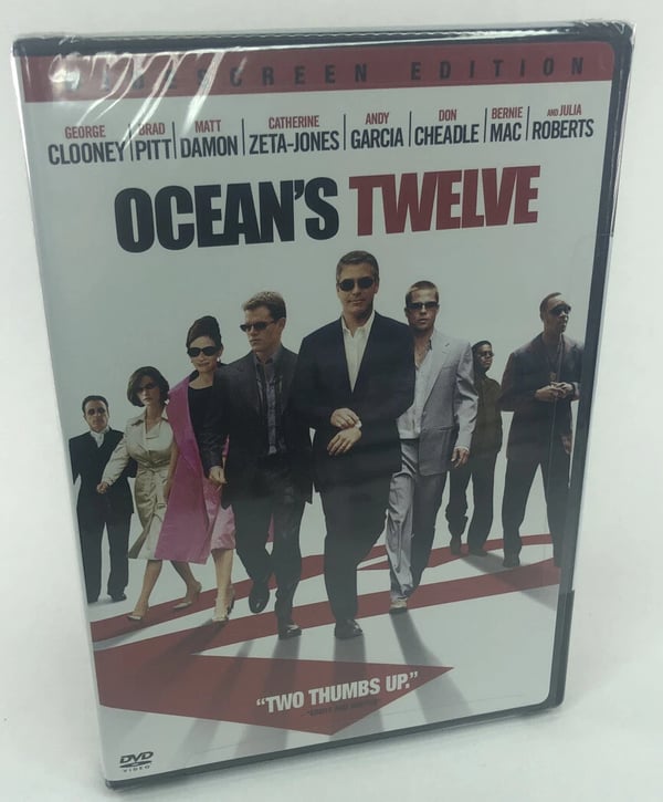 Ocean's Twelve - Laajakuva-DVD George Clooneyn kanssa Ocean's Twelve - Laajakuva-DVD George Clooneyn kanssa