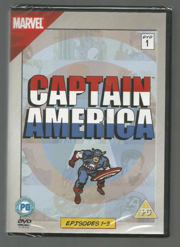 Captain America - Episoder 1-3 - DVD