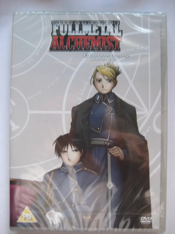 Full Metal Alchemist Vol 3 Equivalent Exchange (DVD, 2007) Region 2 Brand New