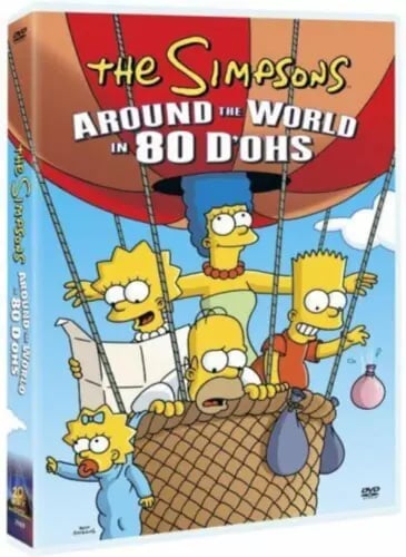 The Simpsons: Around the World in 80 D'ohs! DVD Brand New