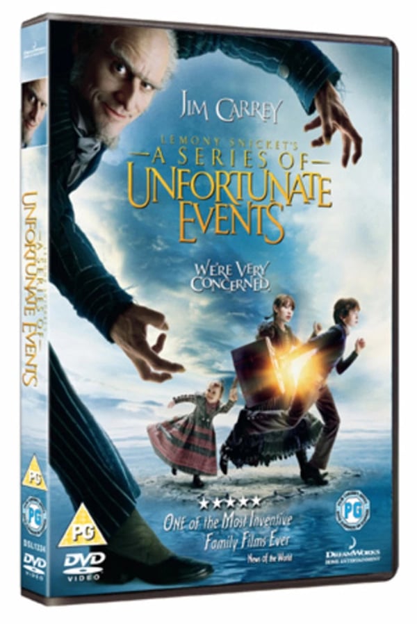 Lemony Snicket's A Series Of Unfortunate Events (DVD, 2006) Jim Carey Drama Brand New