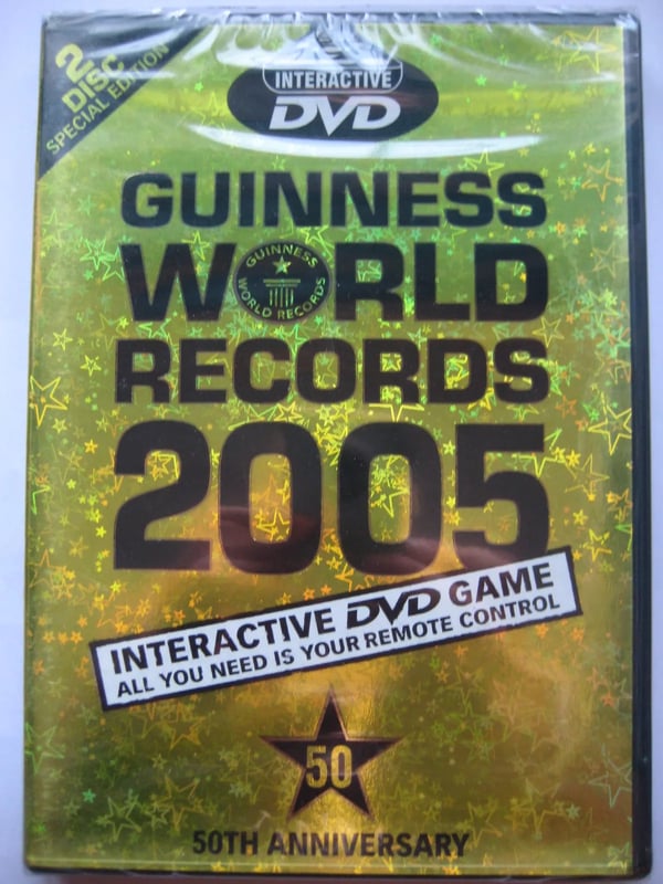 Guinness World Records 2005 Interactive DVD Game PAL Region 2 Brand New Guinness World Records 2005 Interactive DVD Game PAL Region 2 Brand New