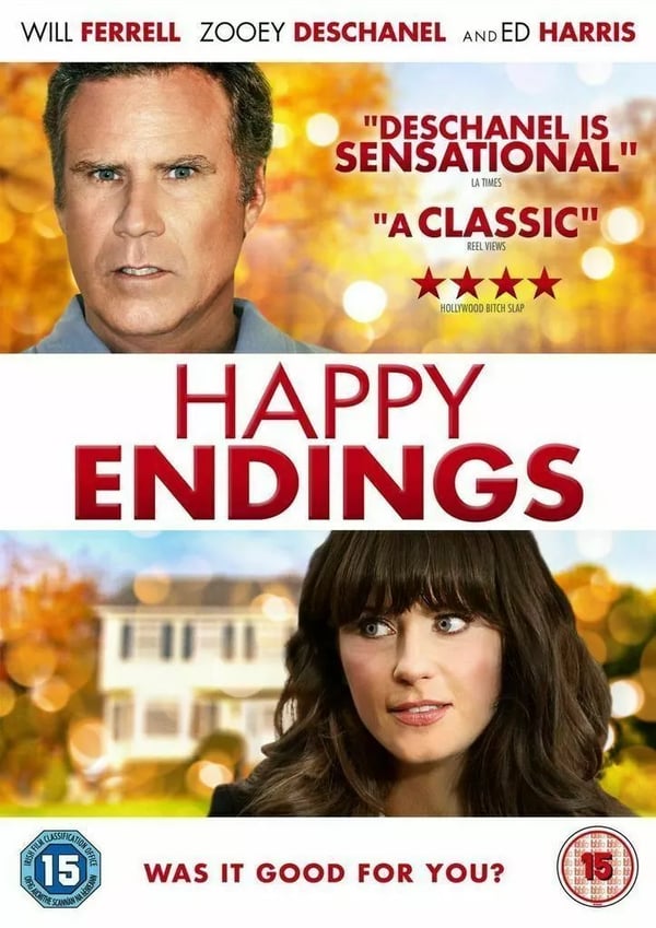 Happy Endings [DVD] - Komedi med Will Ferrell och Zooey Deschanel
