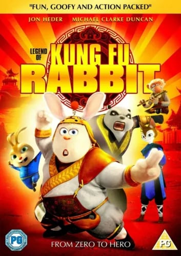 Legend of Kung Fu Rabbit [DVD] Animerad Barnfilm