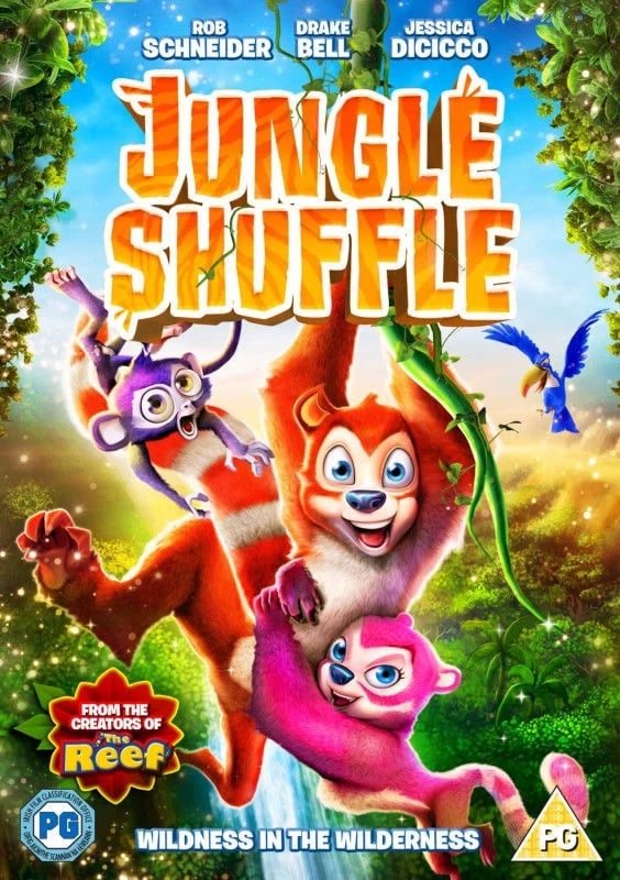 Jungle Shuffle [DVD] Rob Schneider Drake Bell Animated Family Movie Gift Idea Brand New